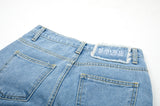 スローアシッド(SLOW ACID)Key ring Denim Pants (LIGHT BLUE)