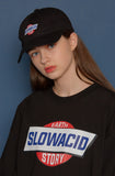 スローアシッド(SLOW ACID) Story Logo Cap (BLACK)