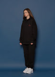 スローアシッド(SLOW ACID) Rose Embroidery Hoodie (BLACK)