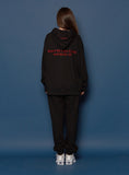 スローアシッド(SLOW ACID) Rose Embroidery Hoodie (BLACK)