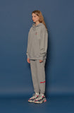 スローアシッド(SLOW ACID) Rose Embroidery Hoodie (GREY)