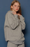 スローアシッド(SLOW ACID) Rose Embroidery Hoodie (GREY)