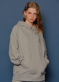 スローアシッド(SLOW ACID) Rose Embroidery Hoodie (GREY)