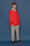 スローアシッド(SLOW ACID) Boucle Logo Hoodie (RED)