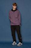 スローアシッド(SLOW ACID) Boucle Logo Hoodie (VIOLET)