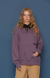 スローアシッド(SLOW ACID) Boucle Logo Hoodie (VIOLET)