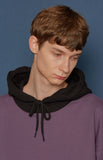 スローアシッド(SLOW ACID) Boucle Logo Hoodie (VIOLET)