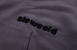 スローアシッド(SLOW ACID) Boucle Logo Hoodie (VIOLET)