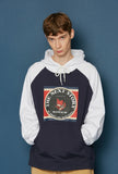 スローアシッド(SLOW ACID) Fox Raglan Hoodie (NAVY)