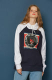 スローアシッド(SLOW ACID) Fox Raglan Hoodie (NAVY)