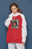 スローアシッド(SLOW ACID)Fox Raglan Hoodie (RED)