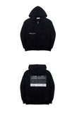 スローアシッド(SLOW ACID) Night scene Hood Zip-up (BLACK)