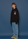 スローアシッド(SLOW ACID) Turnover Oversized Hoodie (BLACK)