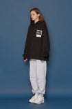 スローアシッド(SLOW ACID) Turnover Oversized Hoodie (BLACK)