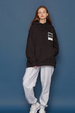 スローアシッド(SLOW ACID) Turnover Oversized Hoodie (BLACK)