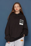 スローアシッド(SLOW ACID) Turnover Oversized Hoodie (BLACK)