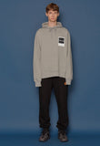 スローアシッド(SLOW ACID) Turnover Oversized Hoodie (GREY)