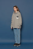 スローアシッド(SLOW ACID) Turnover Oversized Hoodie (GREY)