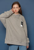 スローアシッド(SLOW ACID) Turnover Oversized Hoodie (GREY)