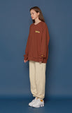 スローアシッド(SLOW ACID) Oasis Sweatshirt (BROWN)