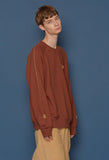 スローアシッド(SLOW ACID) Oasis Sweatshirt (BROWN)