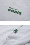 スローアシッド(SLOW ACID) Oasis Sweatshirt (PALE MELANGE)