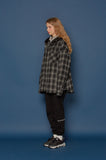 スローアシッド(SLOW ACID) Hood Check Shirt (BLACK)