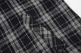 スローアシッド(SLOW ACID) Hood Check Shirt (BLACK)