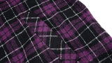 スローアシッド(SLOW ACID) Hood Check Shirt (VIOLET)