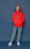 スローアシッド(SLOW ACID) 19FW Logo Hoodie (RED)