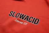 スローアシッド(SLOW ACID) 19FW Logo Hoodie (RED)