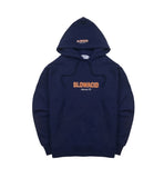 スローアシッド(SLOW ACID) 19FW Logo Hoodie (NAVY)