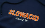 スローアシッド(SLOW ACID) 19FW Logo Hoodie (NAVY)