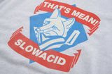 スローアシッド(SLOW ACID)Fox Logo Sweatshirt (PALE MELANGE)