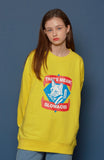 スローアシッド(SLOW ACID)Fox Logo Sweatshirt (YELLOW)