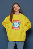 スローアシッド(SLOW ACID)Fox Logo Sweatshirt (YELLOW)