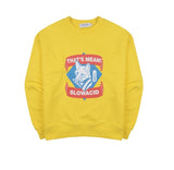 スローアシッド(SLOW ACID)Fox Logo Sweatshirt (YELLOW)