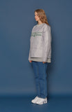 スローアシッド(SLOW ACID)Padding Sweatshirt (PALE GREY)