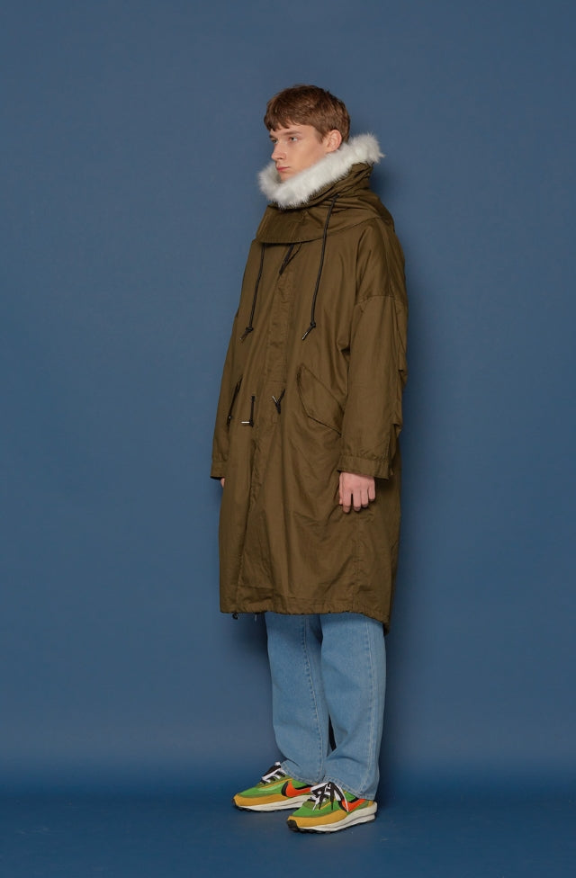 スローアシッド(SLOW ACID)19FW M-65 Fishtail Parka (KHAKI)