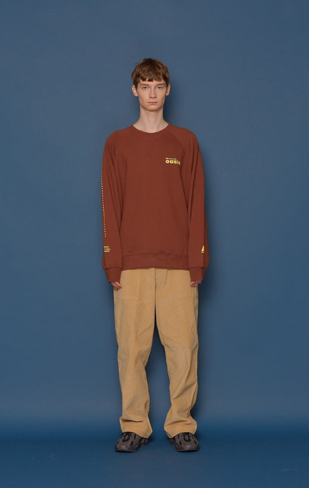 スローアシッド(SLOW ACID)Wide Corduroy Pants (BEIGE)