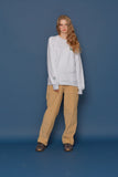 スローアシッド(SLOW ACID)Wide Corduroy Pants (BEIGE)