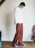 ダブルユーブイプロジェクト(WV PROJECT) PERRIS WIDE SLACKS REDBROWN CJLP7314