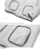 ダブルユーブイプロジェクト(WV PROJECT) DILL LINE REVERSIBLE FLEECE ZIPUP GRAY MJOT7296