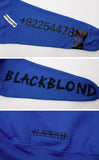 ブラックブロンド(BLACKBLOND)BBD Graffiti Number Hoodie (Blue)