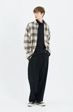 セイントペイン(SAINTPAIN)SP FLANNEL CHECK SHIRTS-BEIGE