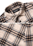 セイントペイン(SAINTPAIN)SP FLANNEL CHECK SHIRTS-BEIGE