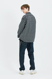 セイントペイン(SAINTPAIN)SP MINIMAL CHECK SHIRTS-BLACK