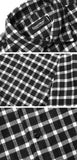 セイントペイン(SAINTPAIN)SP MINIMAL CHECK SHIRTS-BLACK