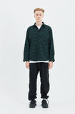 セイントペイン(SAINTPAIN)SP MINIMAL CHECK SHIRTS-GREEN