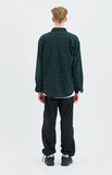 セイントペイン(SAINTPAIN)SP MINIMAL CHECK SHIRTS-GREEN